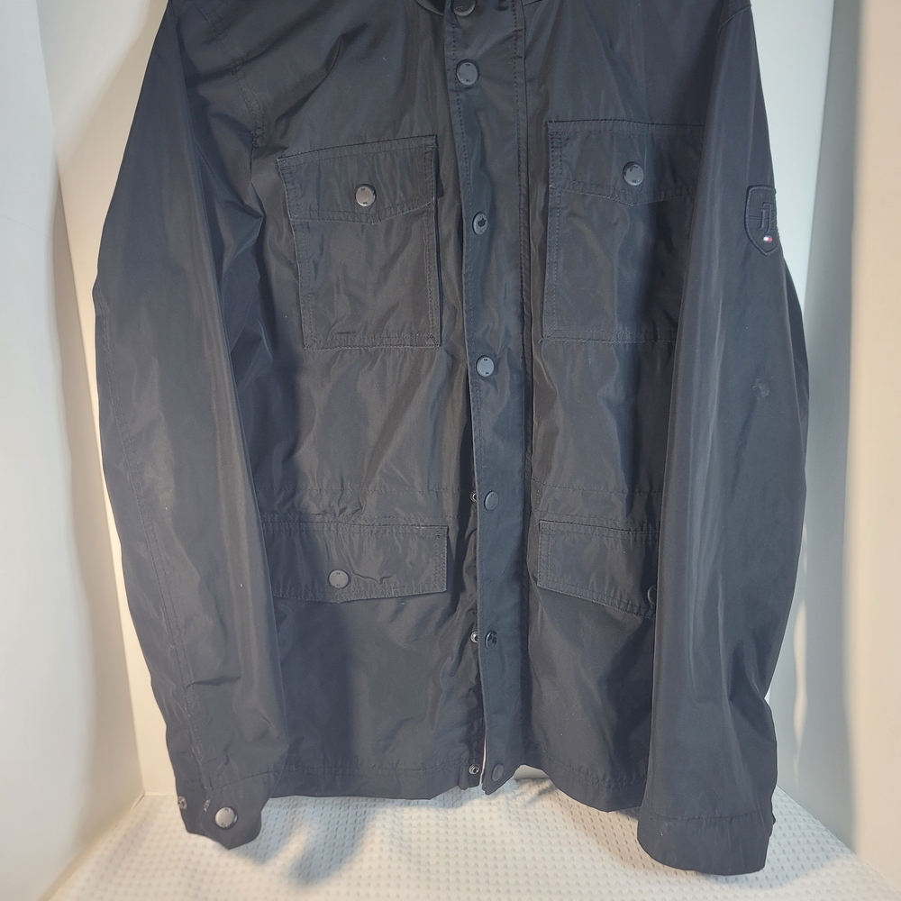 Men's Lightweight Black Field Jacket - Classic Utility Style